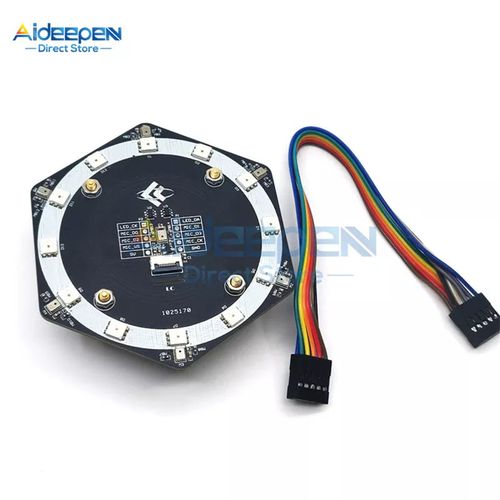 6+1 I2S Microphone Array Module Voice Recognition Programmable RGB LED Display K210 Development Board With Cable